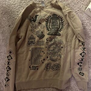 Billy Strings 2022 Tour Tan Graphic Sweater